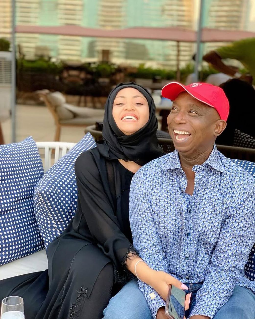 Nigerian politician Prince Chinedu Munir Nwoko with his 6th wife Regina Daniels