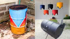 Items made from oil drums
