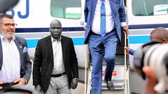 Raila Odinga and his late bodyguard George Oduor