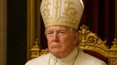 Reactions after Trump posted an image of himself as pope on social media