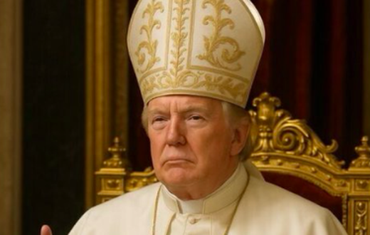 Reactions after Trump posted an image of himself as pope on social media