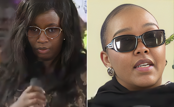 Mariga's wife Sianto Tutu  and Wanyama's wife Sarah Teshna