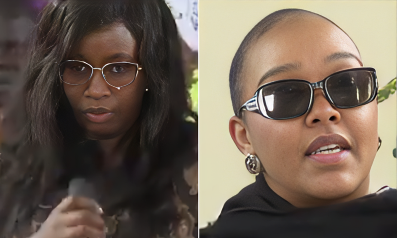 Mariga's wife Sianto Tutu  and Wanyama's wife Sarah Teshna