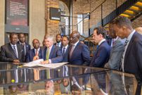 President William Ruto during a visit to UK