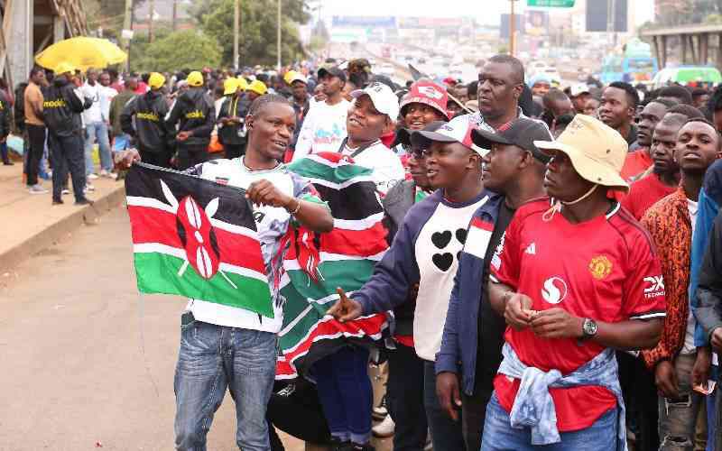 CHAN 2024: Kasarani turns into a dazzling spectacle as Harambee Stars face DRC [Photos]