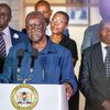 Oburu Odinga addressing the country after the death of Raila Odinga