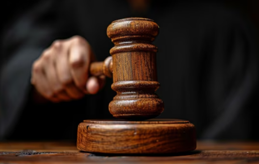 A judge' gavel