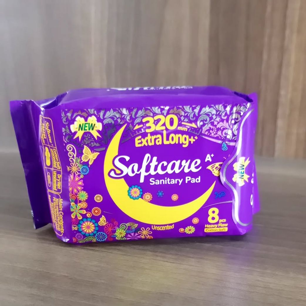 The new Softcare sanitary pads