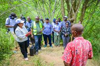 The multi-agency team deployed by the Ministry of Health in response to a metallic object that fell from the sky landed in Makuku village in Makueni on December 30, 2024