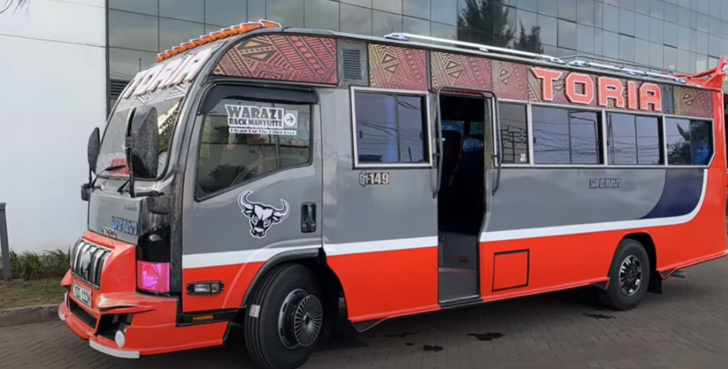 Njugush new matatu Toria