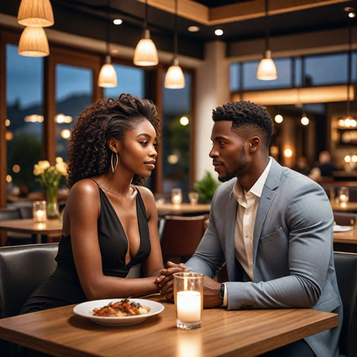 An AI-generated image of an extremely beautiful lady and a man
