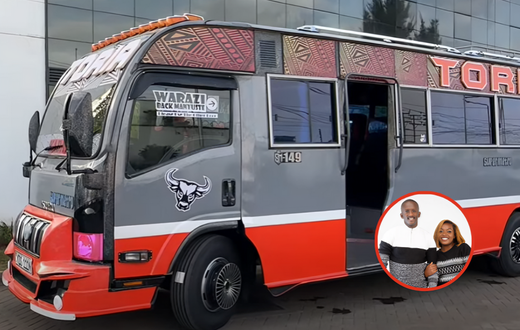 Njugush's new matatu Toria