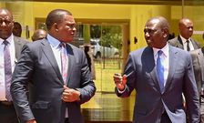 President William Ruto with former Public Service CS Justin Muturi at a past event