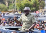 President William Ruto during his tour of Mt Kenya region