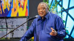 Retired President Uhuru Kenyatta