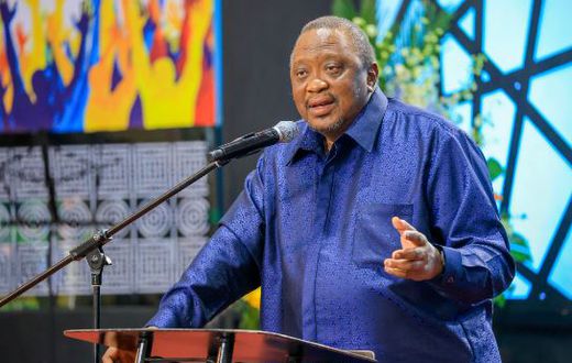 Retired President Uhuru Kenyatta
