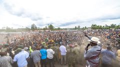 President William Ruto in Kehancha Town, Migori County