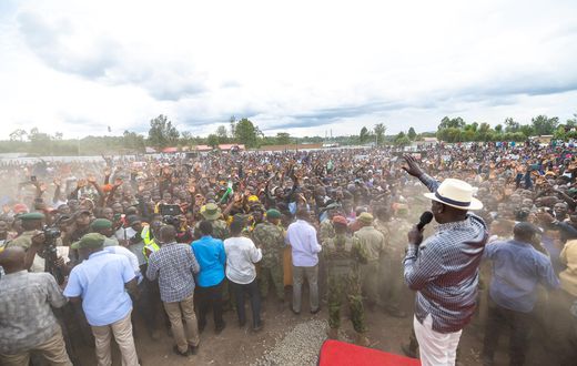 President William Ruto in Kehancha Town, Migori County