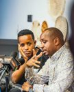 Activists Boniface Mwangi(Kenyan) and Agather Atuhaire(Ugandan)