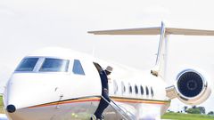 Uganda's official presidential jet (Gulfstream G550)