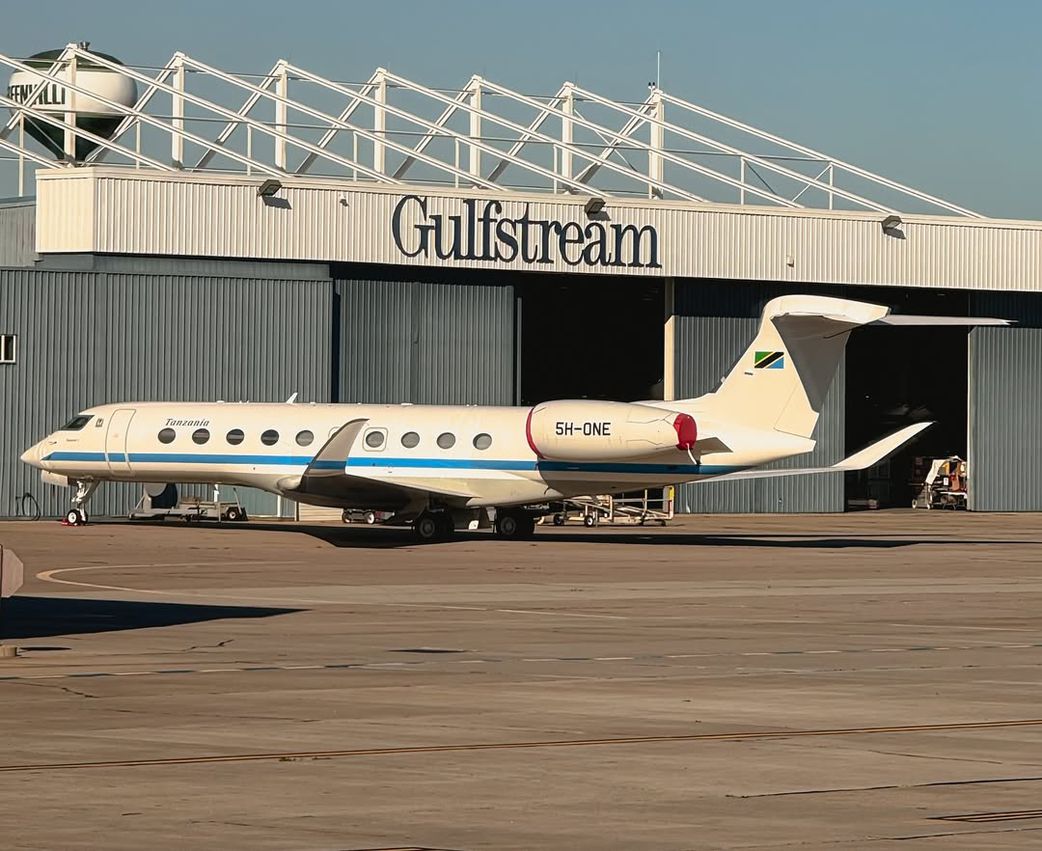 Tanzania's official jet (Gulfstream G700)