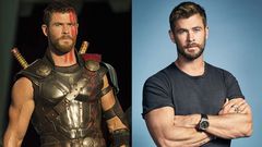 Actor Chris Hemsworth on Thor