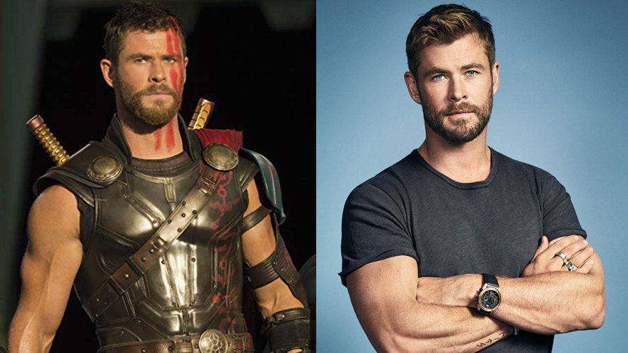 Actor Chris Hemsworth on Thor