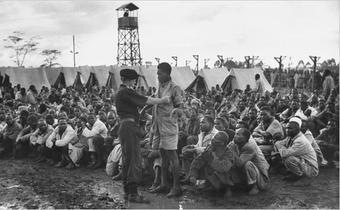 Horrors of colonialism: British prison camp during the Mau Mau uprising. [Photo: Terrence Spencer/Time & Life Pictures — Getty Images]
