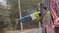 NTSA charges driver for man hanging outside his matatu