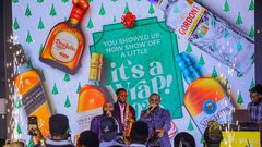 Sensational music duo known for their Afro-pop music with an influence of rap and poetry, Vijana Barubaru entertain the audience at EABL Microbrewery.