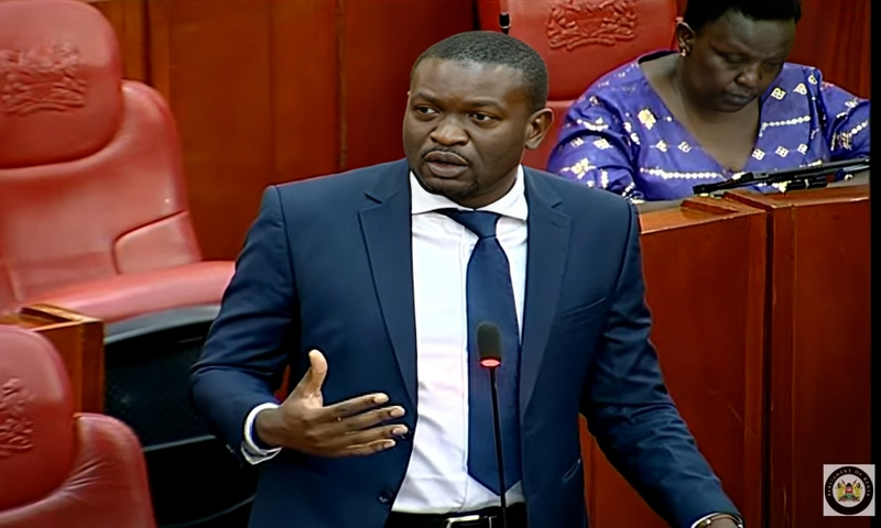 Senator Edwin Sifuna speaking in the Senate