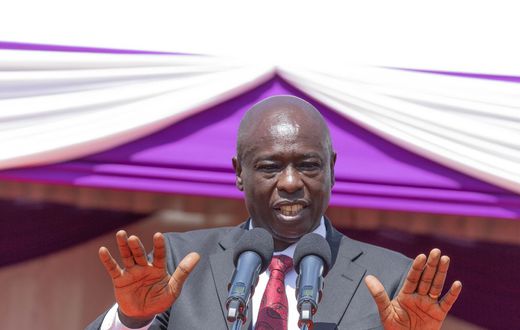 Former Deputy President Rigathi Gachagua