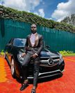 Mulamwah with his Mercedes Benz E250