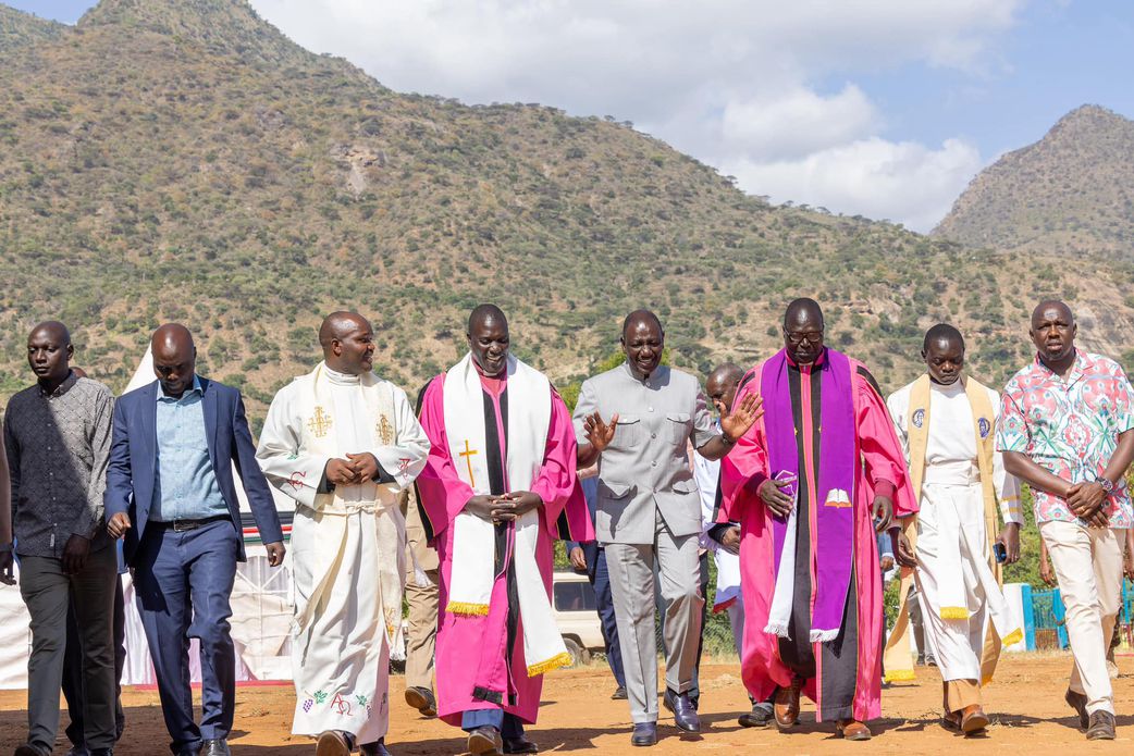 President William Ruto speaking in Elgeyo-Marakwet on January 5, 2025