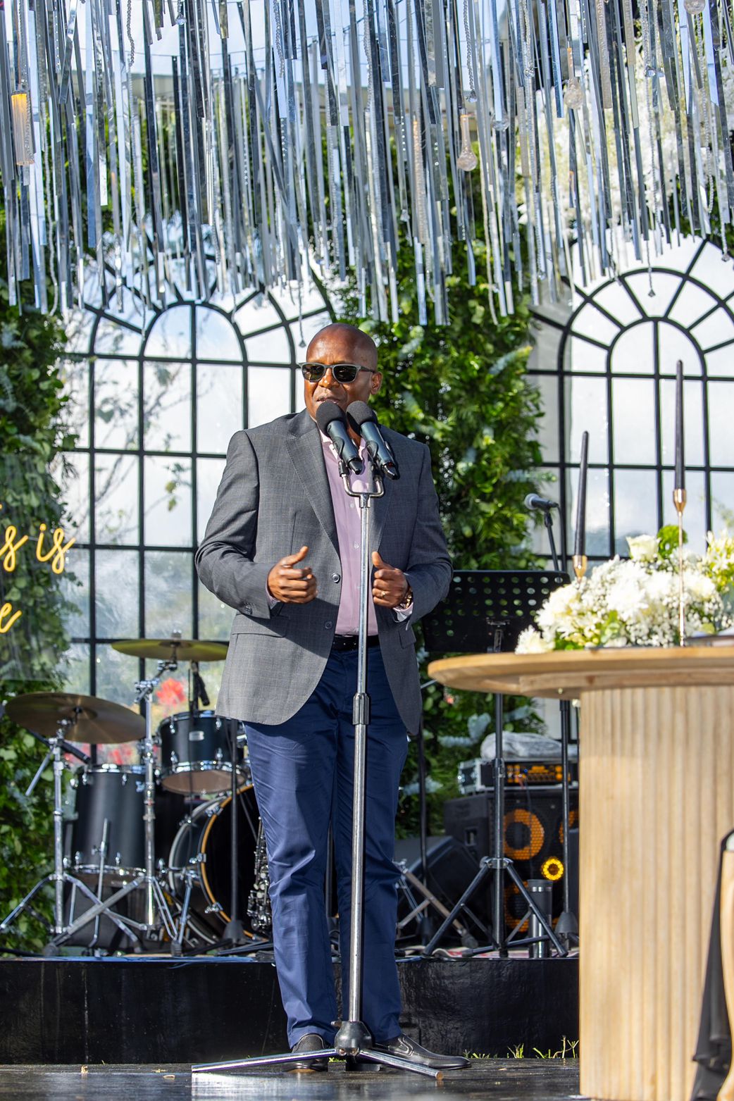 Deputy President Kithure Kindiki speaking at wedding of Tourism CS Rebecca Miano's son Peter and his bride Wambui on Saturday, January 4, 2025