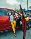 Foi Wambui with her Mazda CX5