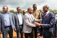 Deputy President Kithure Kindiki during a Sunday worship and thanksgiving service at Full Gospel Church, Kamumu, Mbeere North, Embu County on January 5, 2025