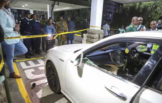 Kasipul MP Charles Were's car