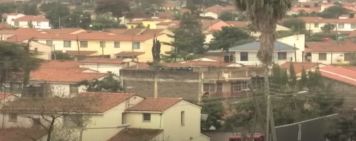 An aerial view of Buruburu estate in Nairobi