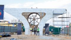 Construction of Junction Mall Flyover along Ngong Road