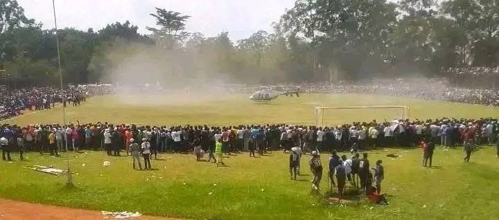 Witnesses reported that Malala's aircraft descended directly onto the central field