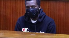 Fourth year Moi University student David Oaga Mokaya in a past court appearance