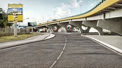 Futuristic Sh3.5B flyover that will replace the Junction Mall roundabout along Ngong Road