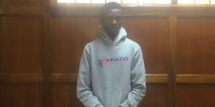 David Oaga Mokaya appearing in court