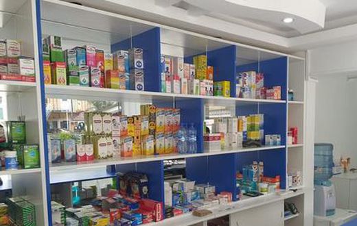 A chemist stocked with drugs (for illustration purposes only)