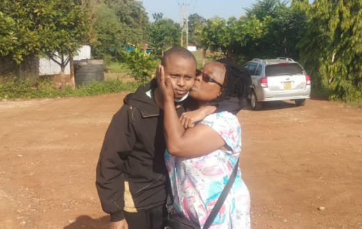 Billy Mwangi reunites with his mother after being released