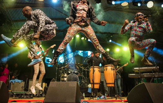File image of Sauti Sol performing at a past event.