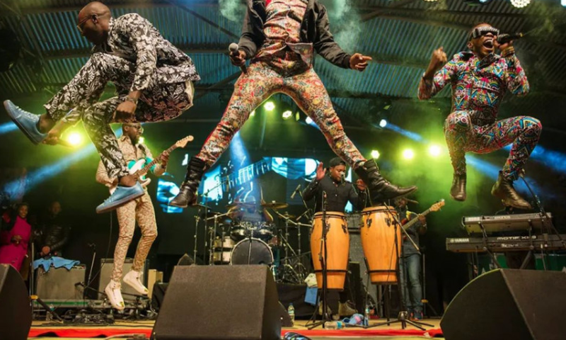 File image of Sauti Sol performing at a past event.