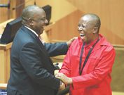 Cyril Ramaphosa & Julius Malema