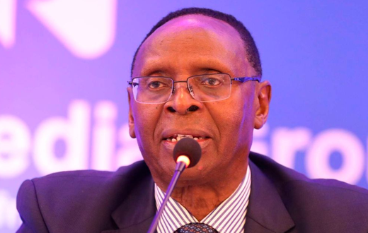 Outgoing Nation Media Group Chairman Dr Wilfred Kiboro
